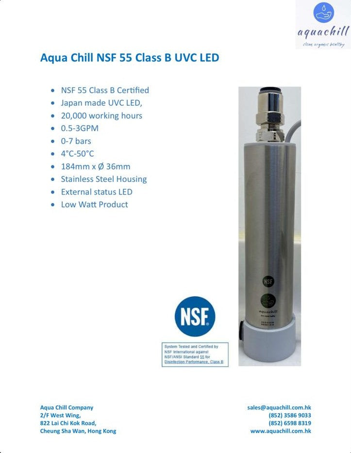 Aqua Chill NSF UVC LED