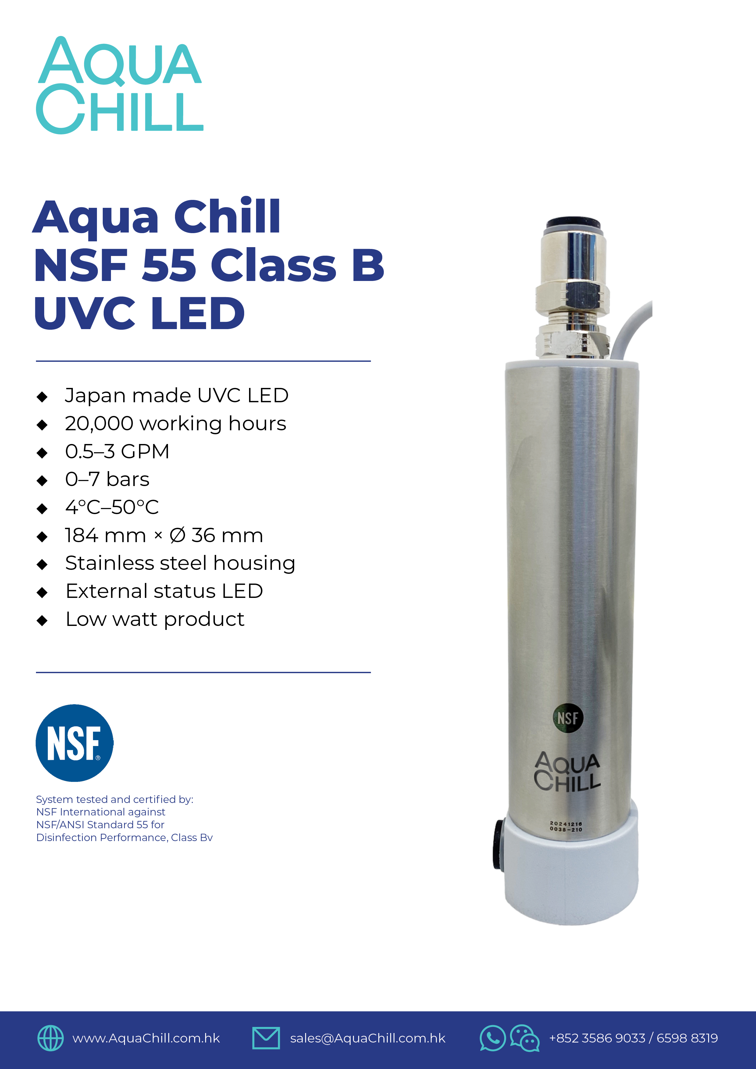 枱下櫥櫃濾芯和消毒紫外光管