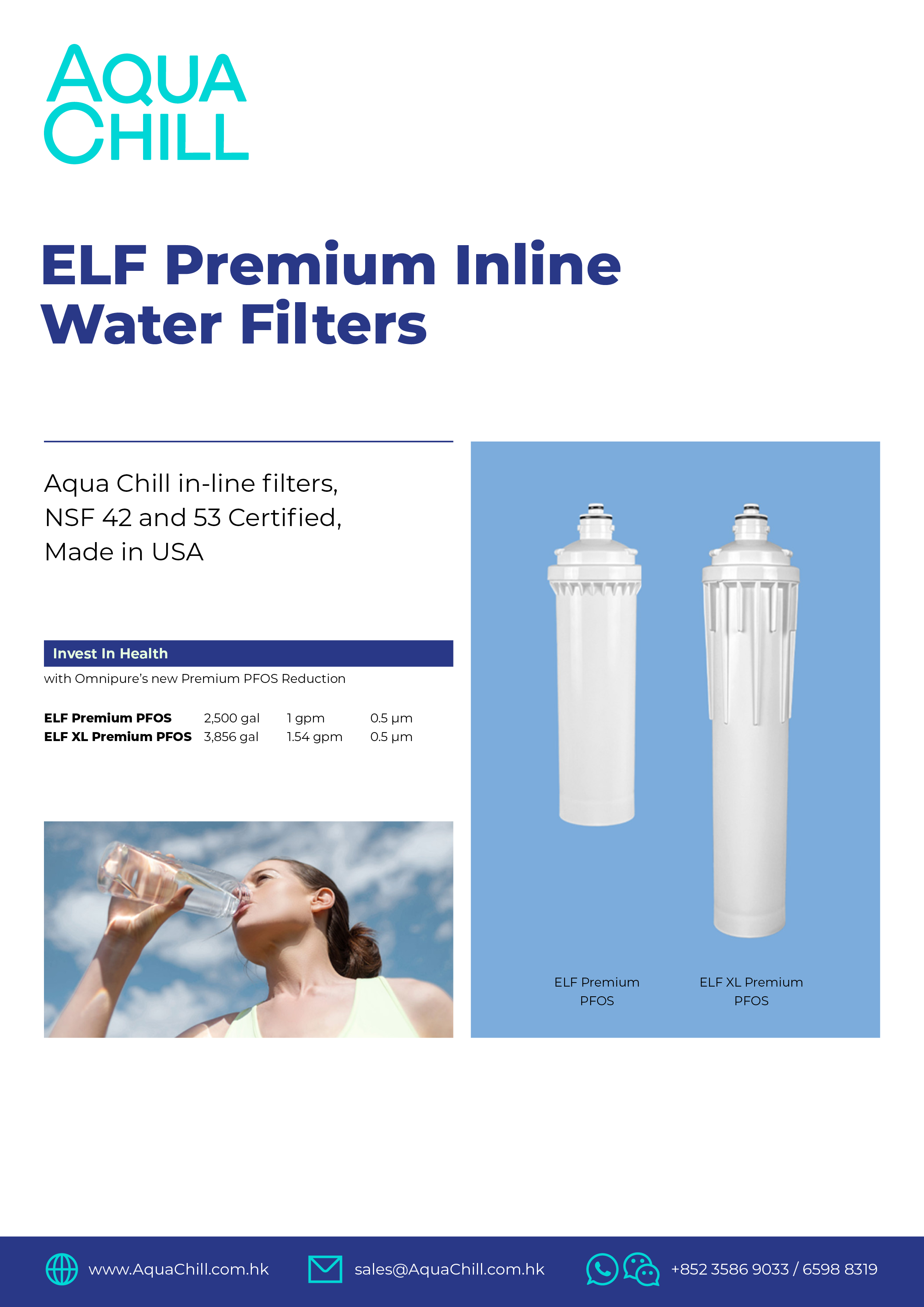 枱下櫥櫃濾芯和消毒紫外光管